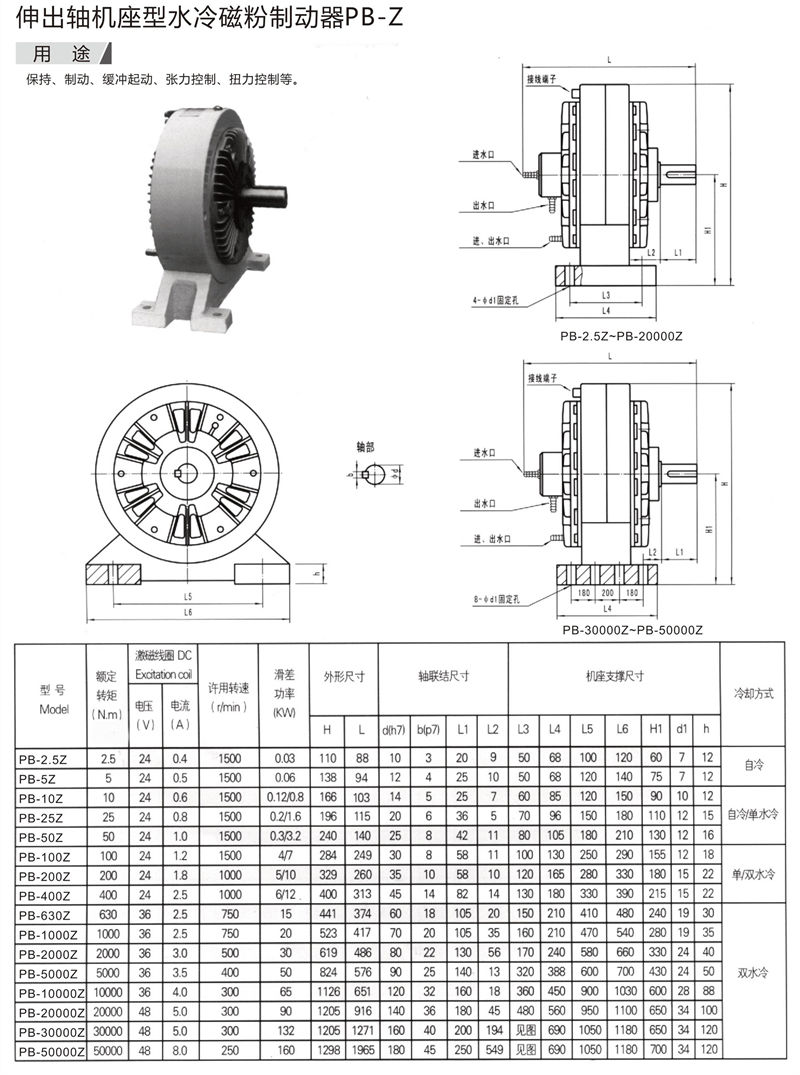 伸出轴机座水冷磁粉制动器PB-Z1.jpg